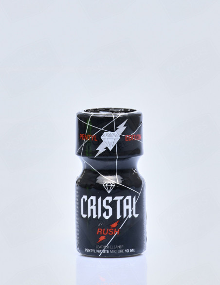 Rush Cristal 10 ml - Pentyle marque n°1 mondiale version Cristal avec présentoir - Poppers Store