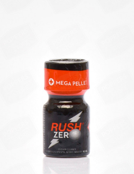 Rush Zero 10 ml - Mix amyle propyle référence indispensable Rush avec présentoir - Poppers Store