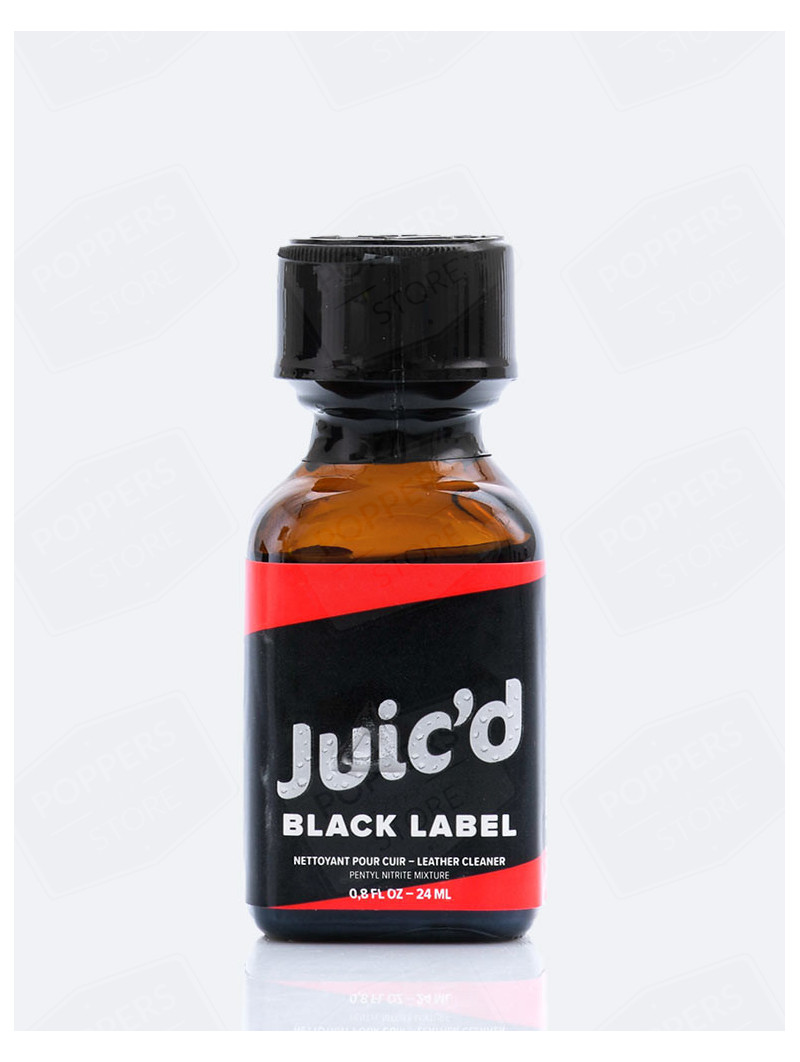 Juic'd Black Label 24 ml - Poppers pentyle fabrication belge bouchon sécurisé - Poppers Store