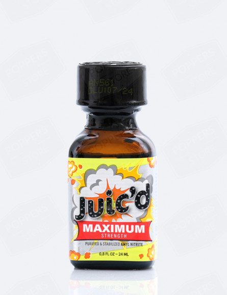 Juic'd Max 24 ml - Poppers amyle grande qualité fabrication belge intensité 4 - Poppers Store Juic'd Max 24 ml - Poppers amyle grande qualité fabrication belge intensité 4 - Poppers Store