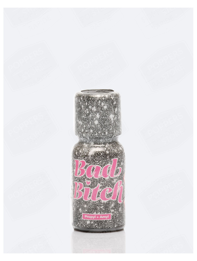 Bad Bitch 15 ml - Exclusivité packaging années 2000 mix amyle propyle avec présentoir - Poppers Store