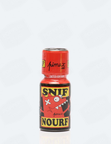 Snif Nourf 15 ml - Édition limitée exclusivité collaboration street-artiste Pimax lot 20 - Poppers Store
