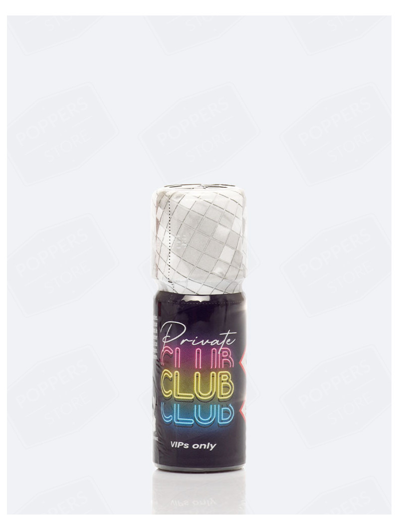Private Club 10 ml - Format poche propyle effet progressif accessoire soirée Made in France présentoir - Poppers Store