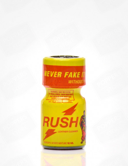 Rush PWD 10 ml - Rush Jaune le plus connu au monde propyle avec présentoir - Poppers Store