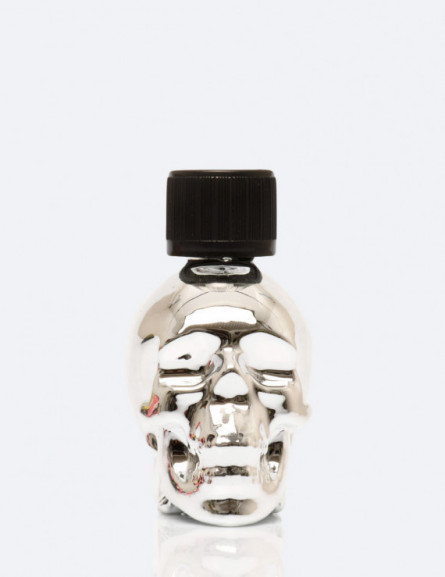 Silver Skull Amyl 24 ml - Flacon design exclusif tête de mort amyle intensité 5 - Poppers Store Silver Skull Amyl 24 ml - Flacon design exclusif tête de mort amyle intensité 5 - Poppers Store