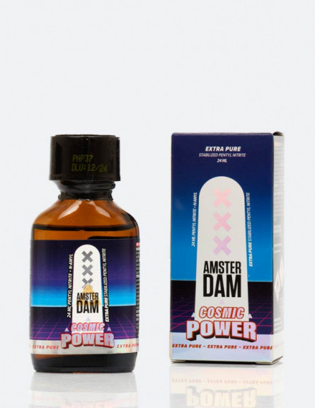 Amsterdam XXX Cosmic Power 24 ml - Poppers pentyle pentanol marque Amsterdam avec boîte - Poppers Store Amsterdam XXX Cosmic Power 24 ml - Poppers pentyle pentanol marque Amsterdam avec boîte - Poppers Store