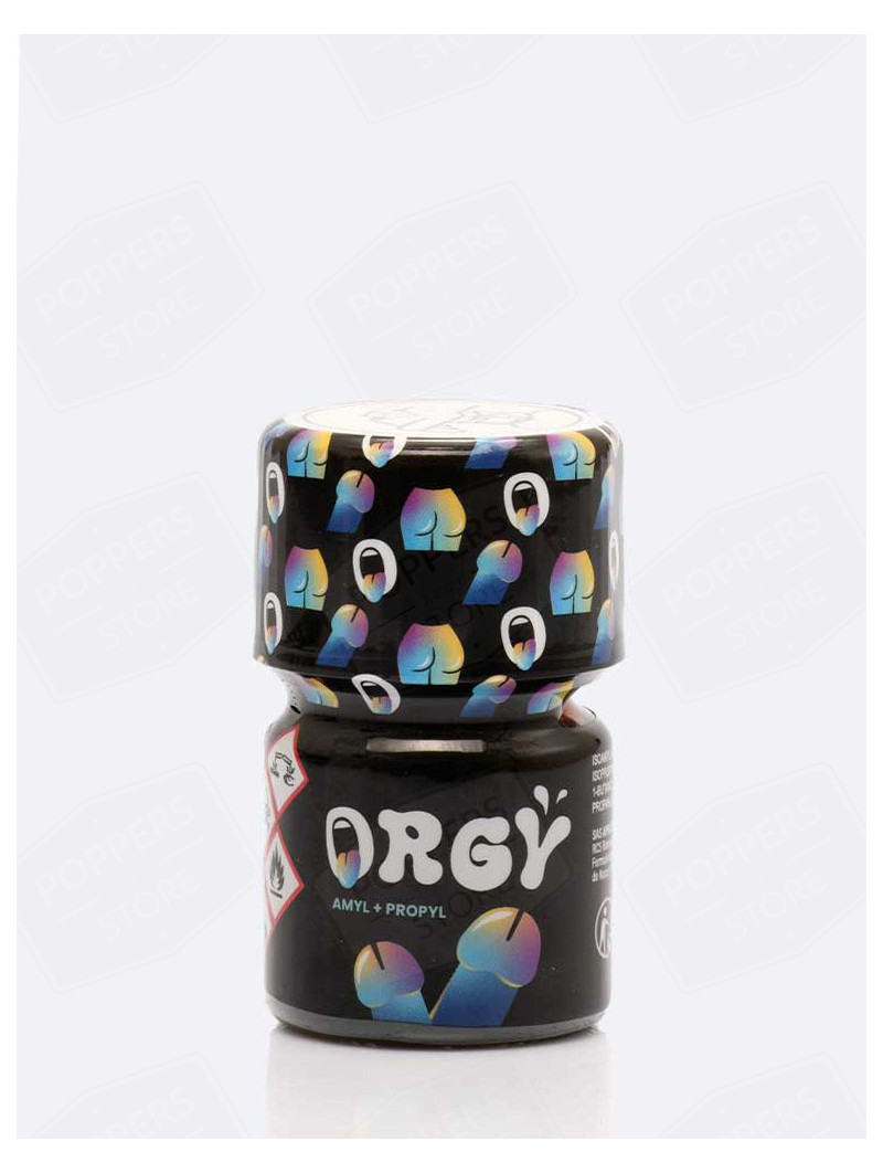Orgy 15 ml - Mix amyle propyle ouverture large nom évocateur usage intime lot 20 - Poppers Store