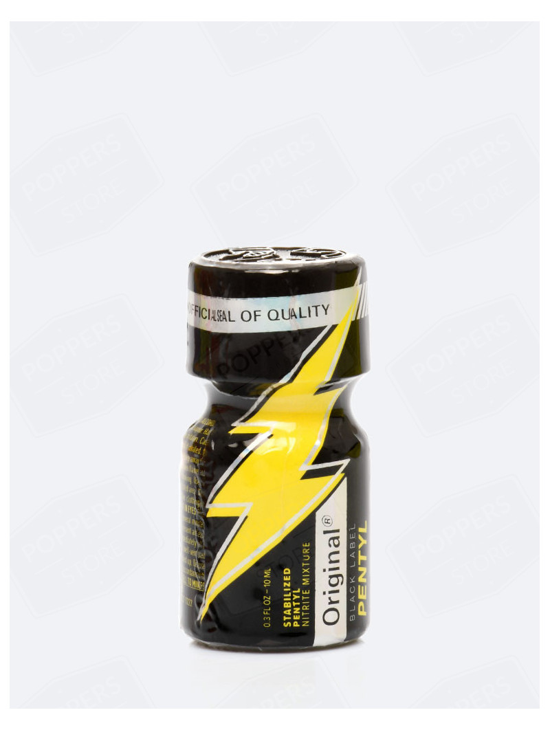 Original Black Label 10 ml - Pentyle expérience unique produit fiable fort taux marge présentoir - Poppers Store