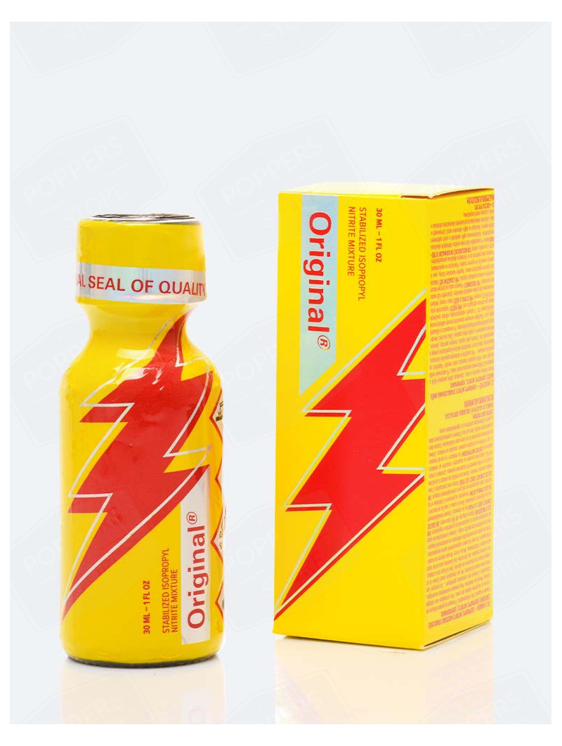 Original 30 ml - Poppers propyle format généreux avec boîte carton code-barres - Poppers Store