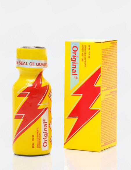 Original 30 ml - Poppers propyle format généreux avec boîte carton code-barres - Poppers Store