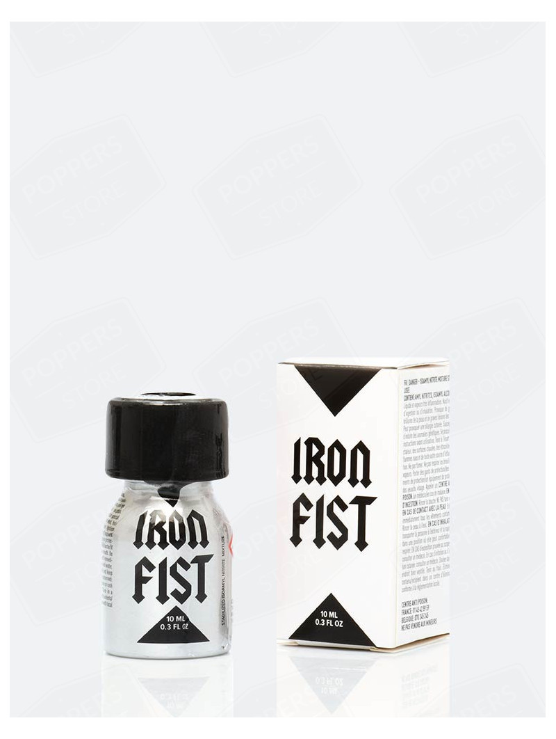 Iron Fist 10 ml - Format pocket pentyle marque Iron Fist avec présentoir - Poppers Store