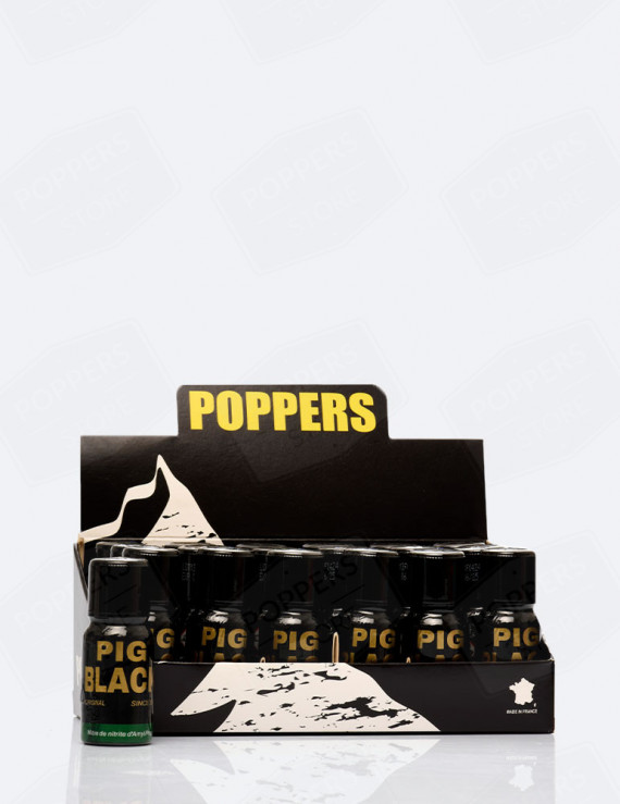 presentoir plv poppers pig black