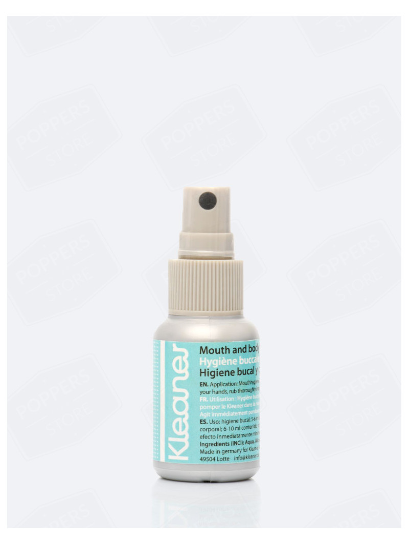 Spray Kleaner 30 ml lot 12 - 100% naturel détoxifiant antibactérien élimine traces THC format compact - Poppers Store