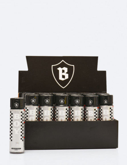 Boy 24 ml - Flacon pentyle format original gamme Triple B avec présentoir - Poppers Store Boy 24 ml - Flacon pentyle format original gamme Triple B avec présentoir - Poppers Store