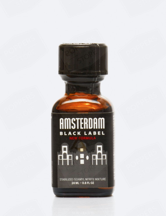 Amsterdam Black Label 24 ml pentyle - Version strong du best-seller Amsterdam - Poppers Store