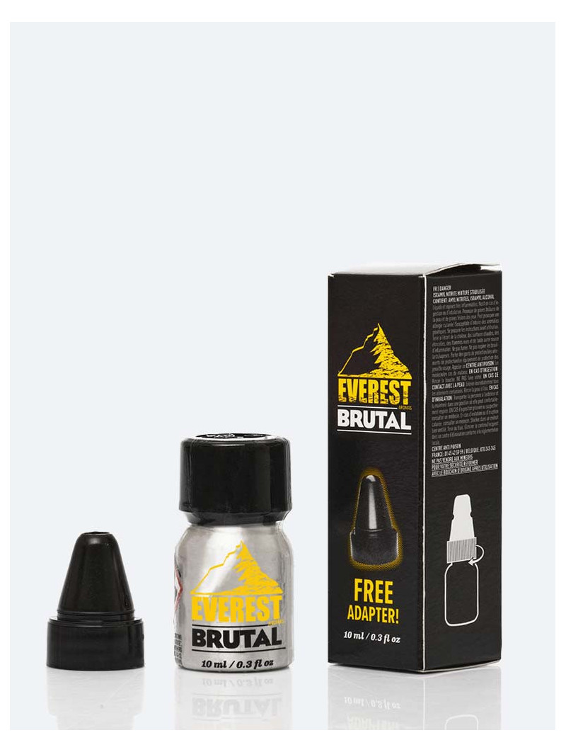 Everest Brutal Mini 10 ml + Bouchon GRATUIT - Amyle intensité 5 Everest Aromas - Poppers Store
