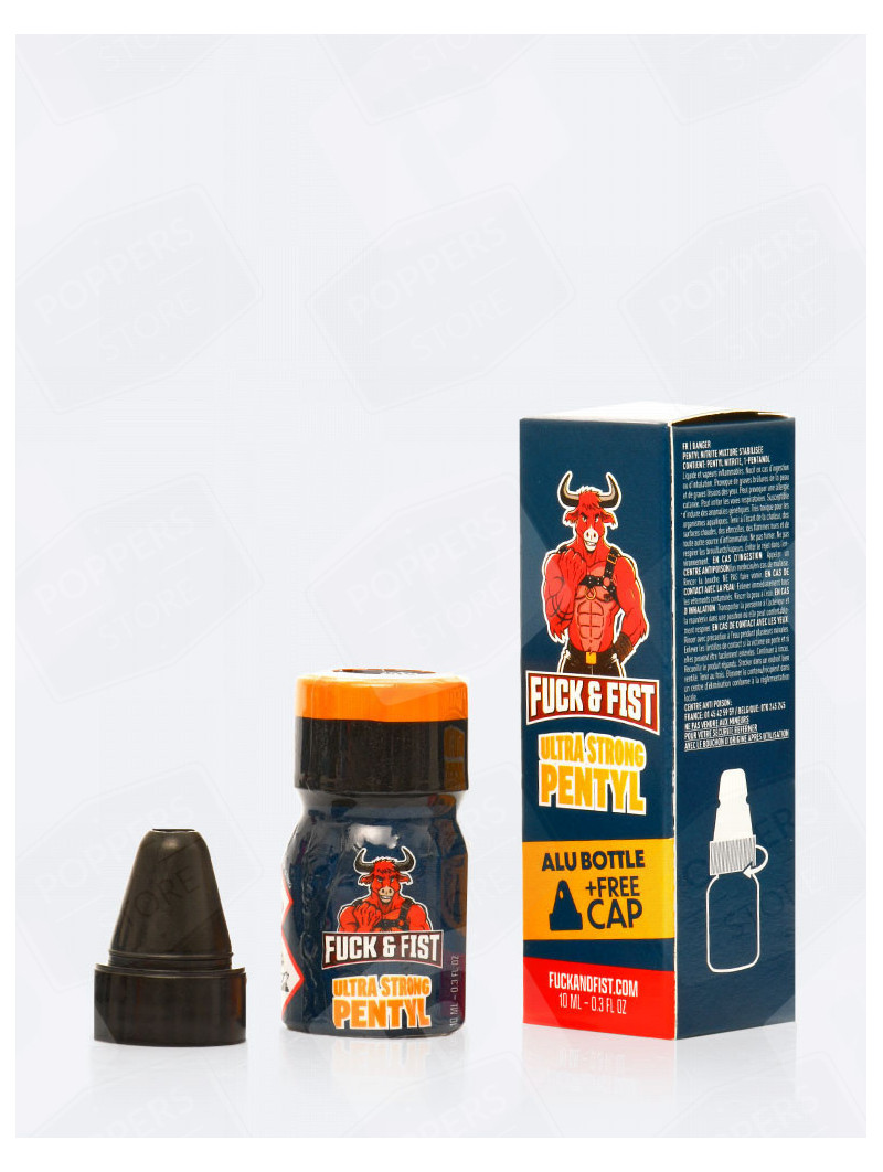 Fuck & Fist Pentyl Ultra Strong 10 ml - Flacon alu incassable référence premium pentyle - Poppers Store