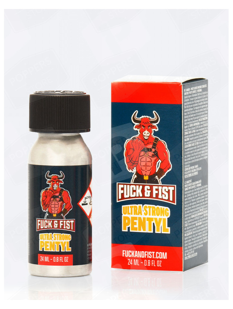 Fuck & Fist Pentyl Ultra Strong 24 ml - Flacon aluminium incassable pentyle concentré - Poppers Store