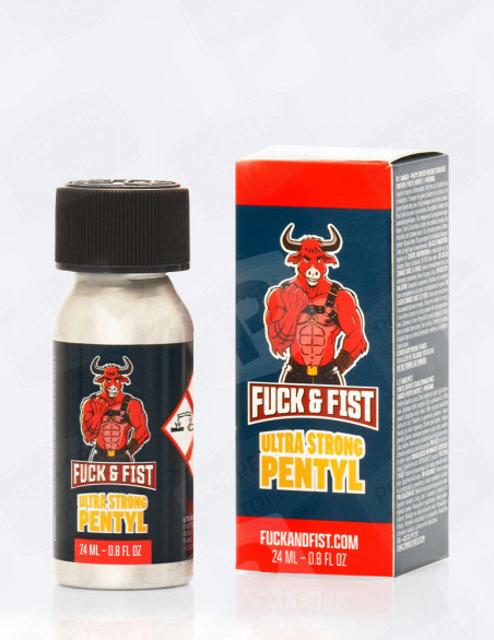 Fuck & Fist Pentyl Ultra Strong 24 ml - Flacon aluminium incassable pentyle concentré - Poppers Store