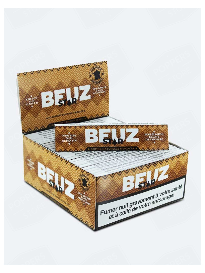 Feuilles Slim Non Blanchies Beuz Star - Lot de 50 carnets