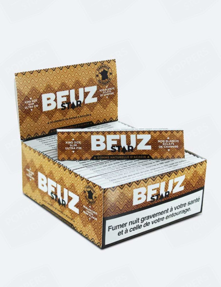Feuilles Slim Non Blanchies Beuz Star - Lot de 50 carnets