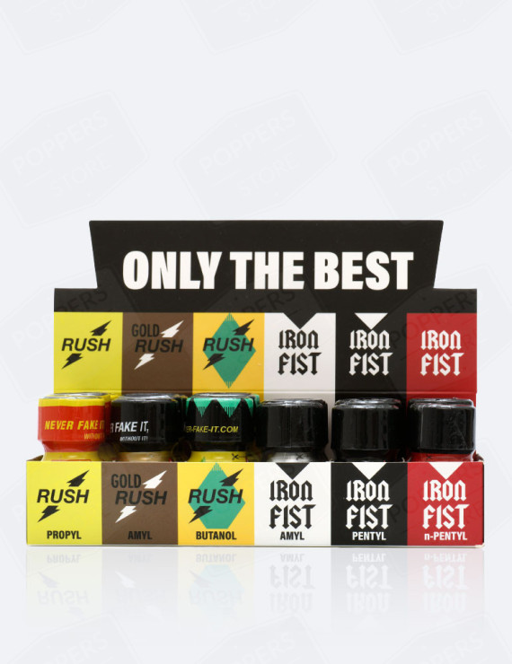 Mix Rush / Iron Fist 10 ml - Lot de 18