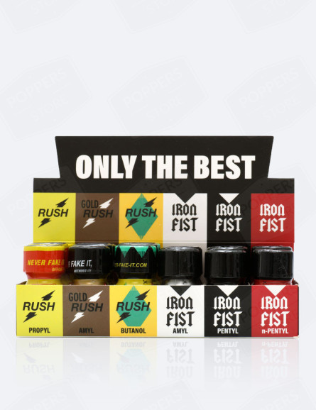 Mix Rush / Iron Fist 10 ml - Lot de 18