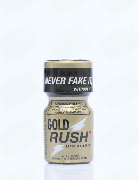 Rush Gold 10 ml - Poppers amyle effet long puissant marque Rush avec présentoir - Poppers Store