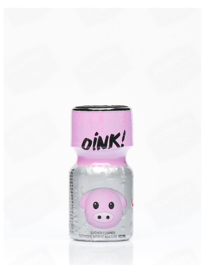 Oink! 10 ml - Propyle Strong nom original distinctif avec présentoir - Poppers Store