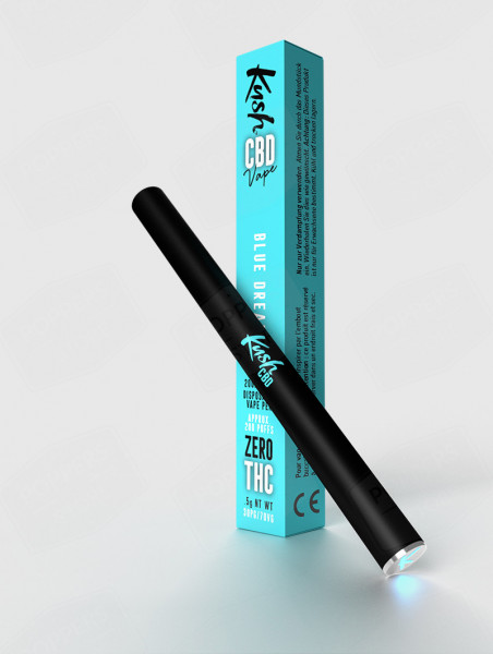 Vape Pen CBD Blue Dream KushVape 20 - 200mg CBD baies sucrées herbacé piquant jetable - Poppers Store