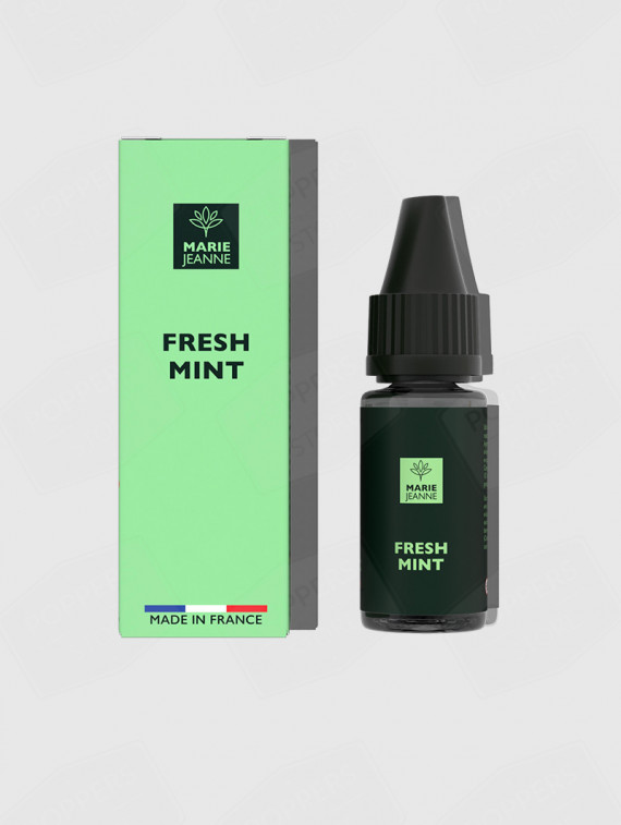 E-Liquide CBD Fresh Mint Marie-Jeanne 12 - 600mg CBD menthe fraîche naturelle Made in France - Poppers Store