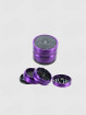 Grinder Borealis 63mm Violet Kush Bong 6 - BEST SELLER aluminium anodisé 4 parties ultra solide marque française - Poppers Store